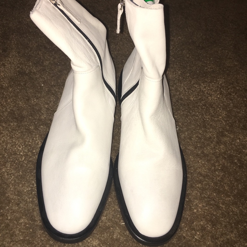 White top shop gogo booties